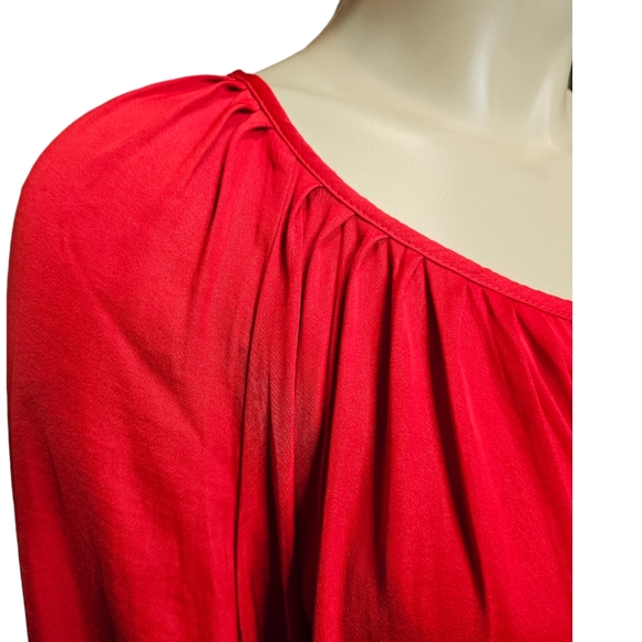 A New Day flowy red blouse. XL - Picture 2 of 5